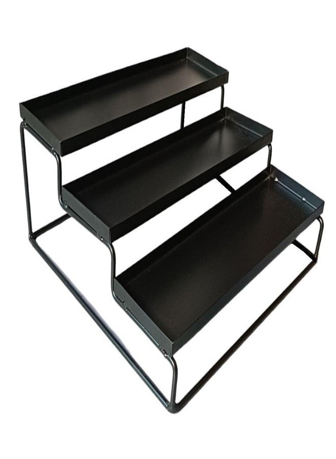 Homify 3-Step Countertop Spice Rack & Utensil Organizer | Multipurpose Kitchen Storage Stand for Jars, Condiments, Bottles & Containers | No Assembly Needed | Rust-Resistant Metal (31x29x12 cm) - Image 5